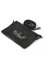 Hand Embroidered Black Colour Bag with Adjustable Strap