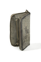 Embroidered Oktoberfest Clutch Shaded Gray