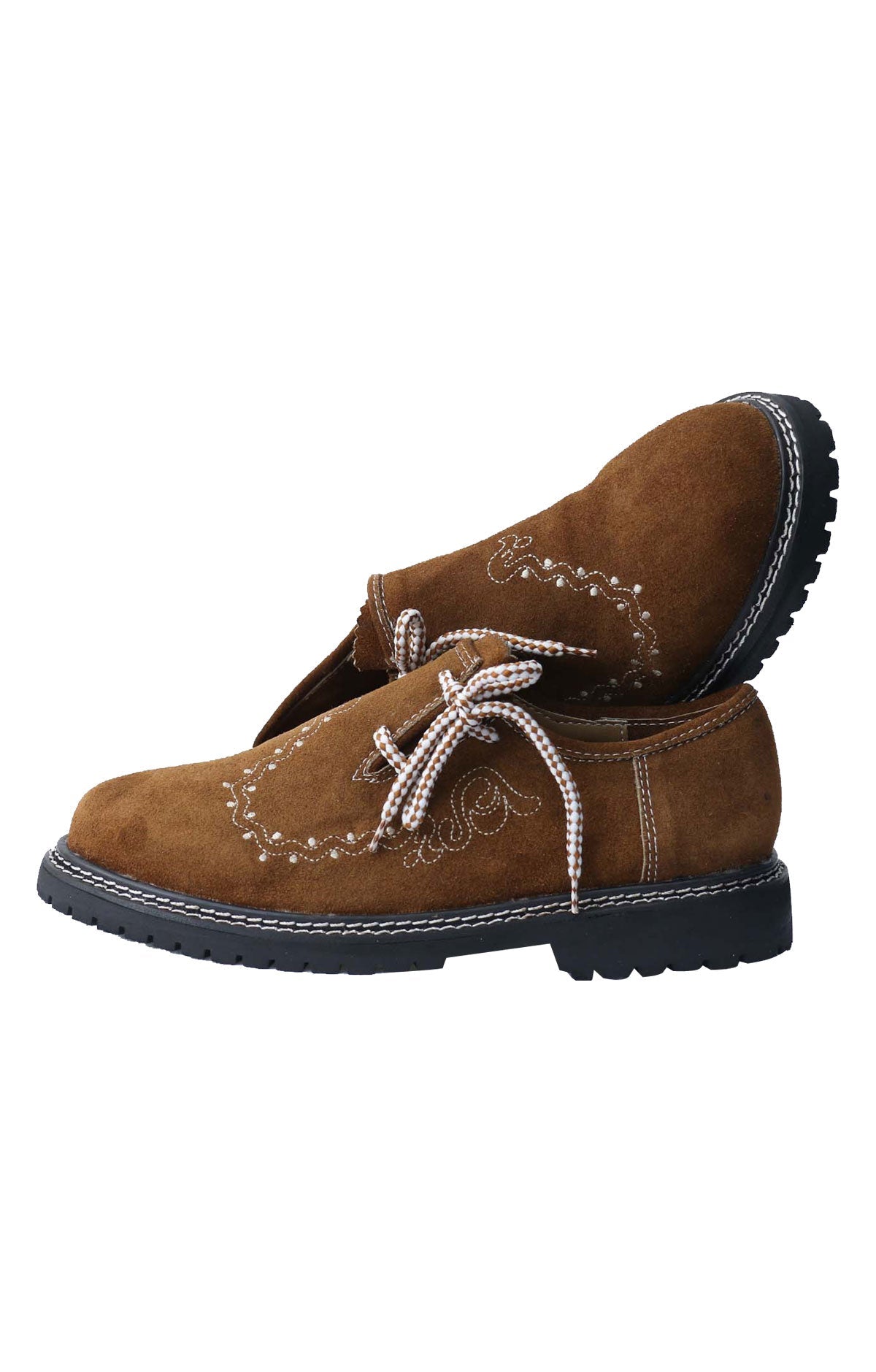 Classic Walnut Brown Lederhosen Attire Set