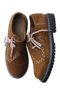 Traditional Lederhosen Shoes Camel Brown