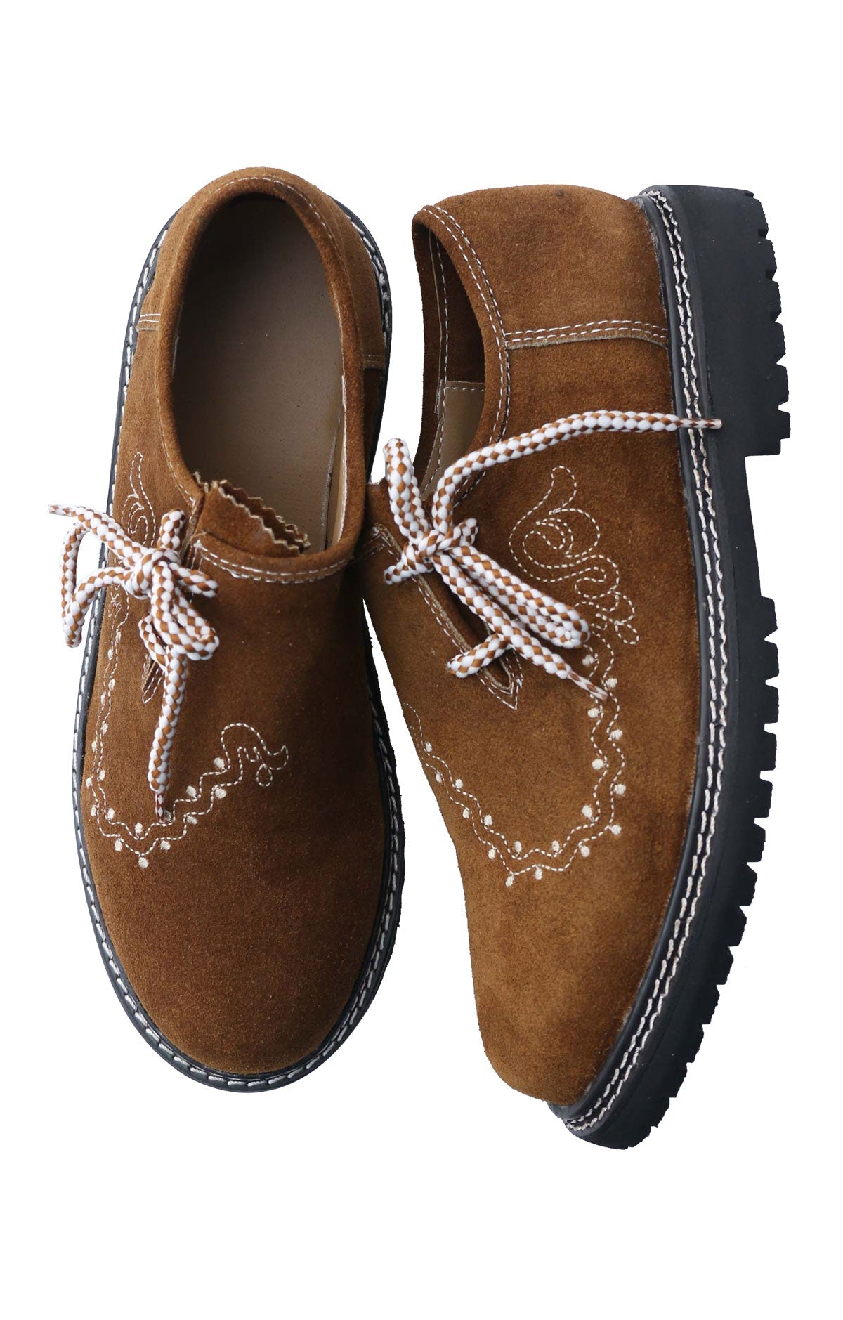 Classic Walnut Brown Lederhosen Attire Set