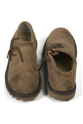 Mens Lederhosen Luxe Bavarian Brown Shoes