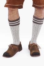 Traditional Brown Lederhosen Shoes for Men