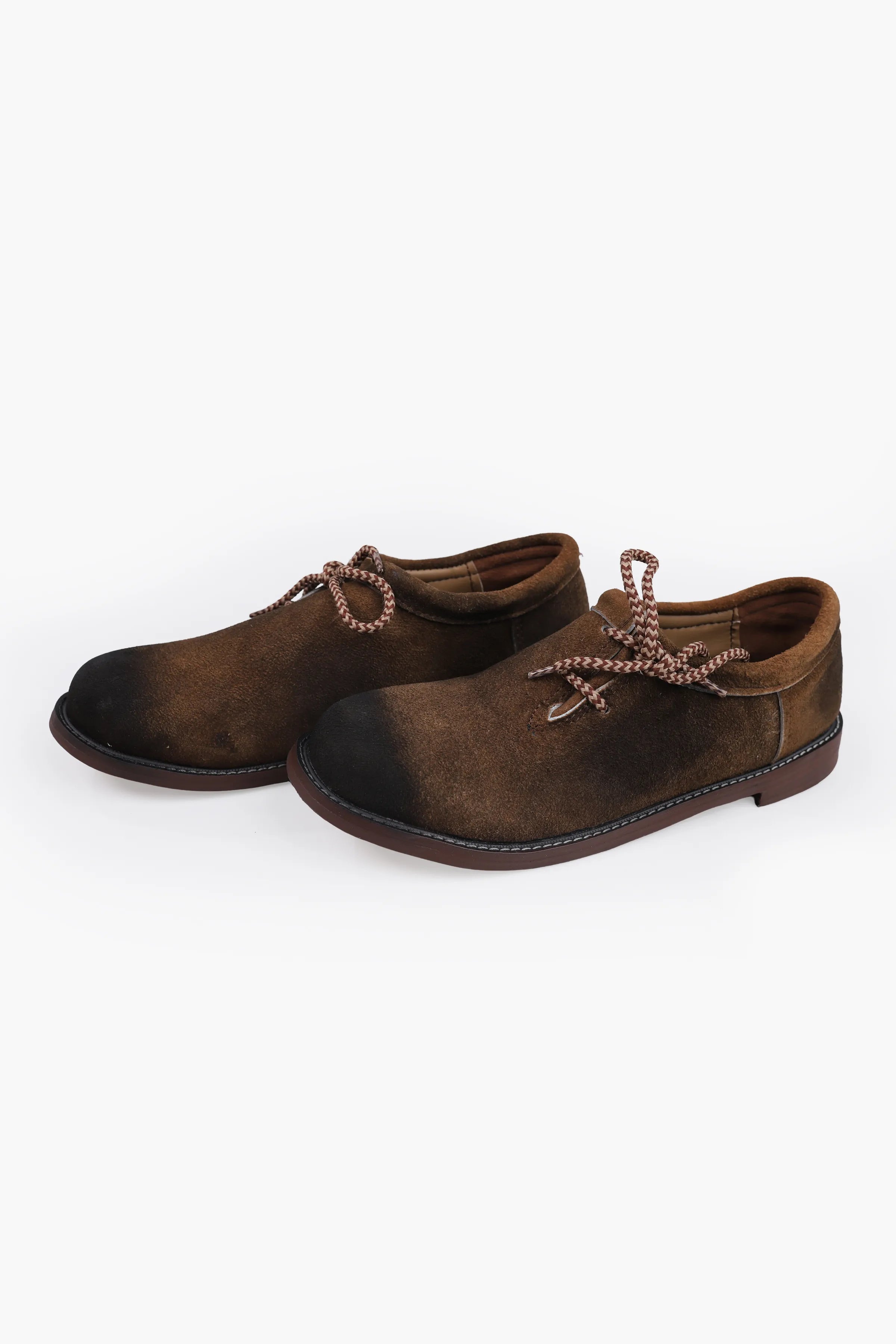 Traditional Brown Lederhosen Shoes for Men