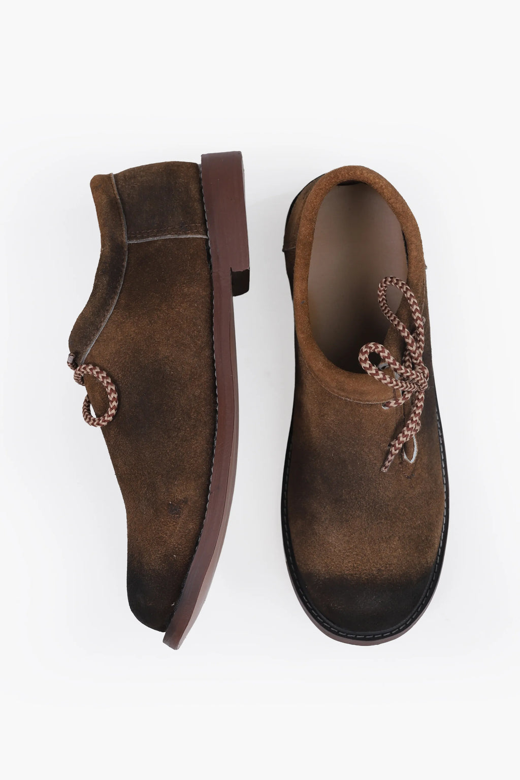 Traditional Brown Lederhosen Shoes for Men