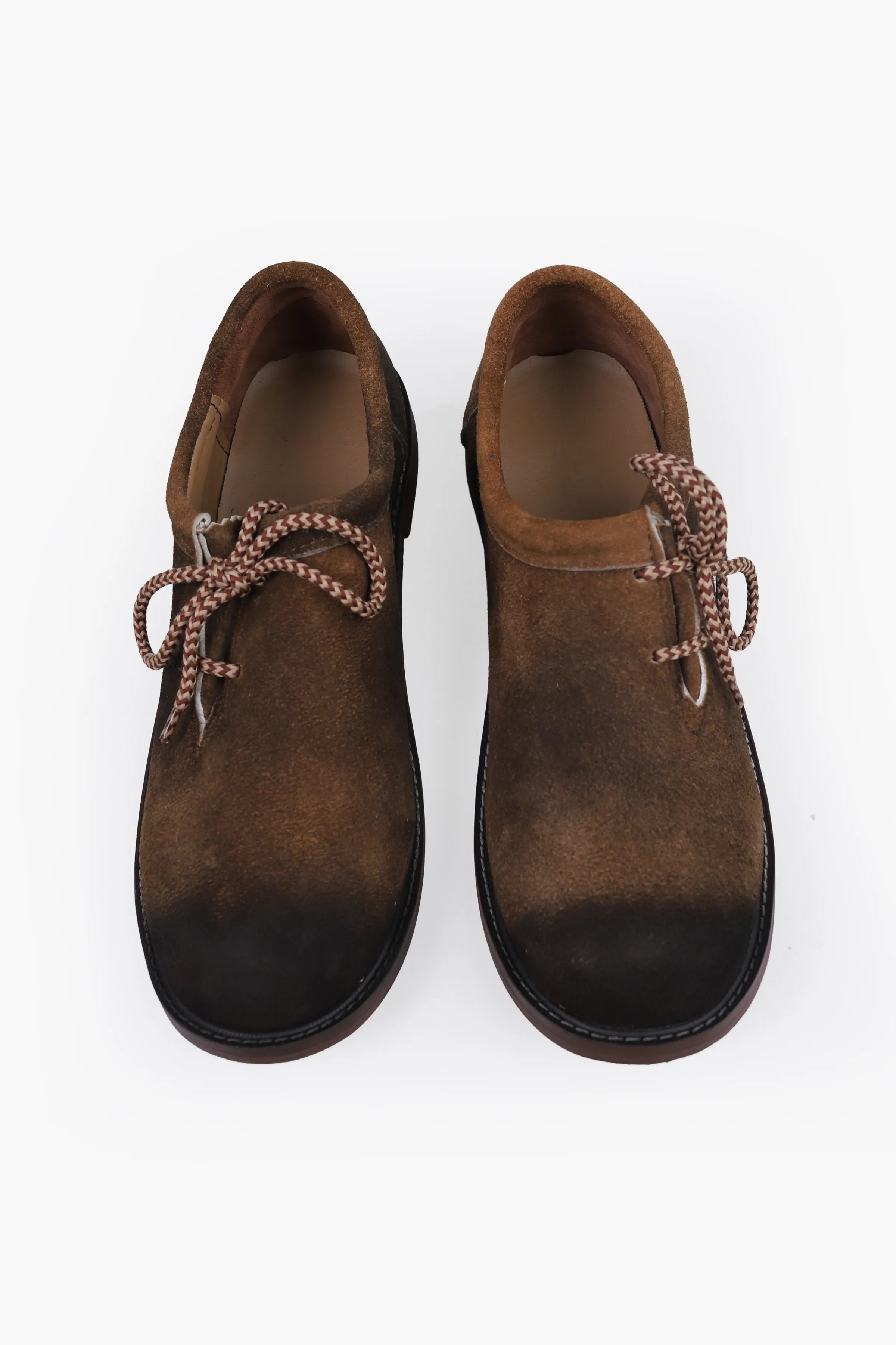 Traditional Brown Lederhosen Shoes for Men