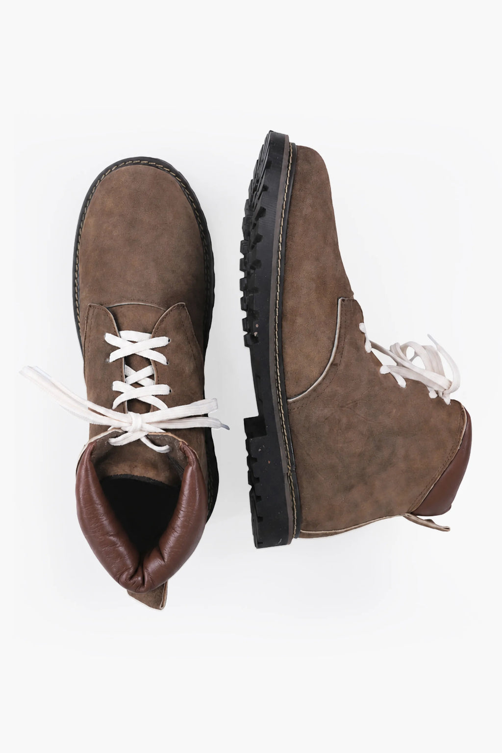 Men's Brown Suede Lederhosen Boots