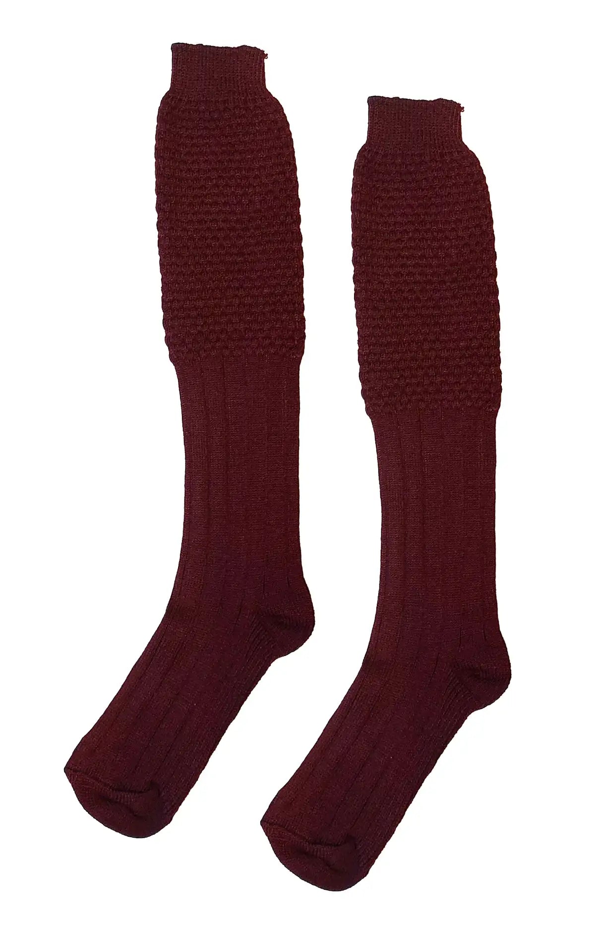 Authentic Lederhosen Socks in Dull Mahroon