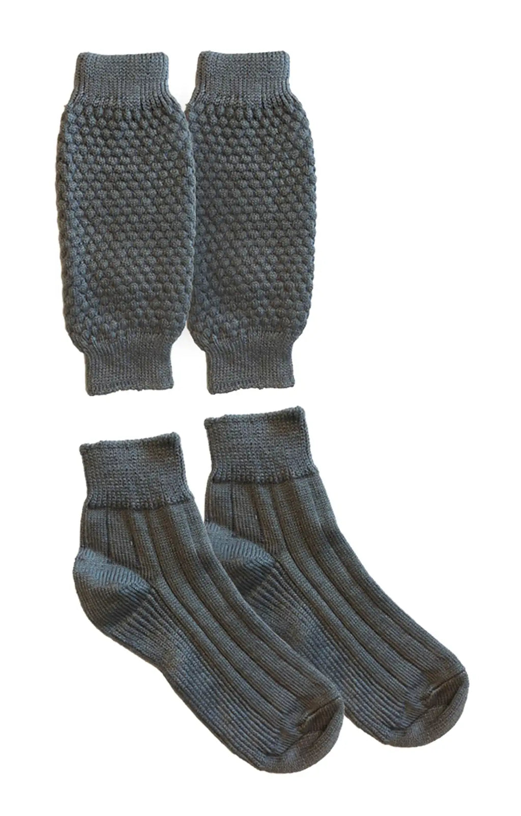 Stylish Gray Lederhosen Socks
