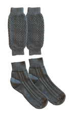 Stylish Gray Lederhosen Socks