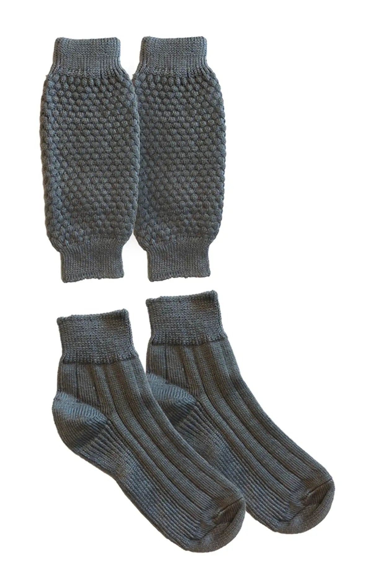 Stylish Gray Lederhosen Socks