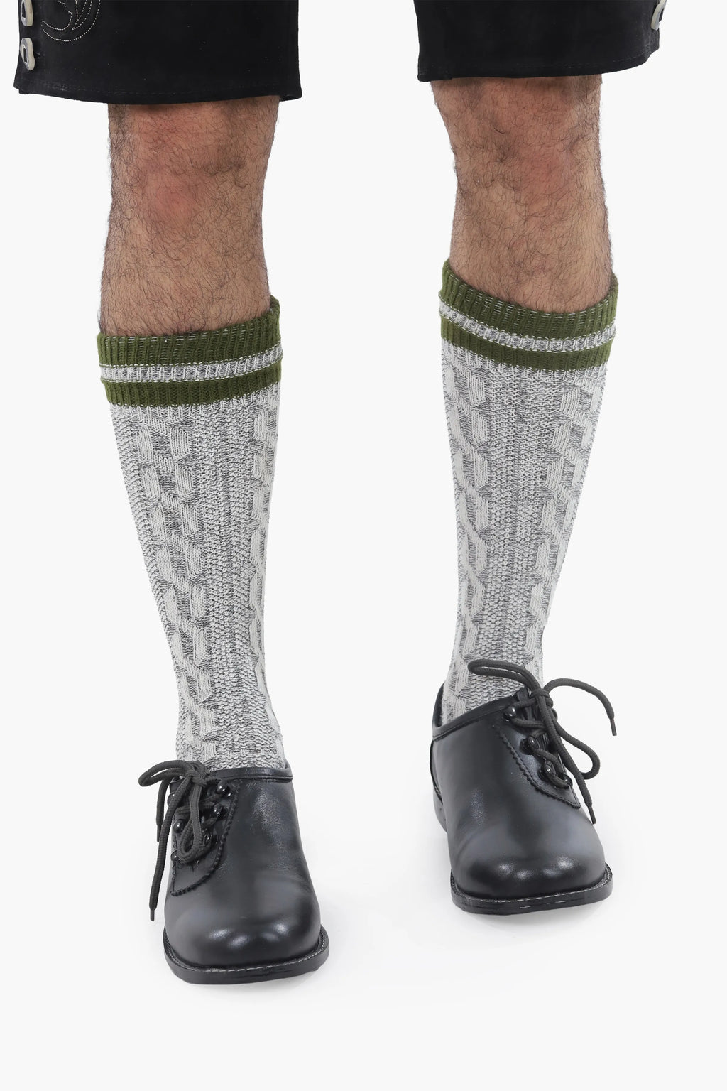 Men's Grey Lederhosen Socks