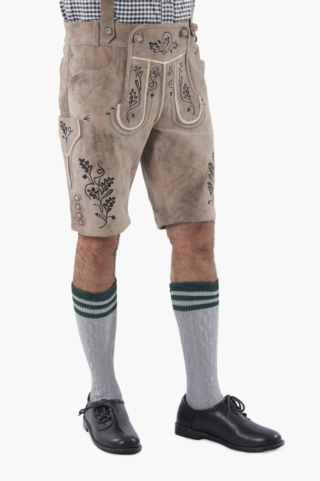 Men's Grey Lederhosen Socks