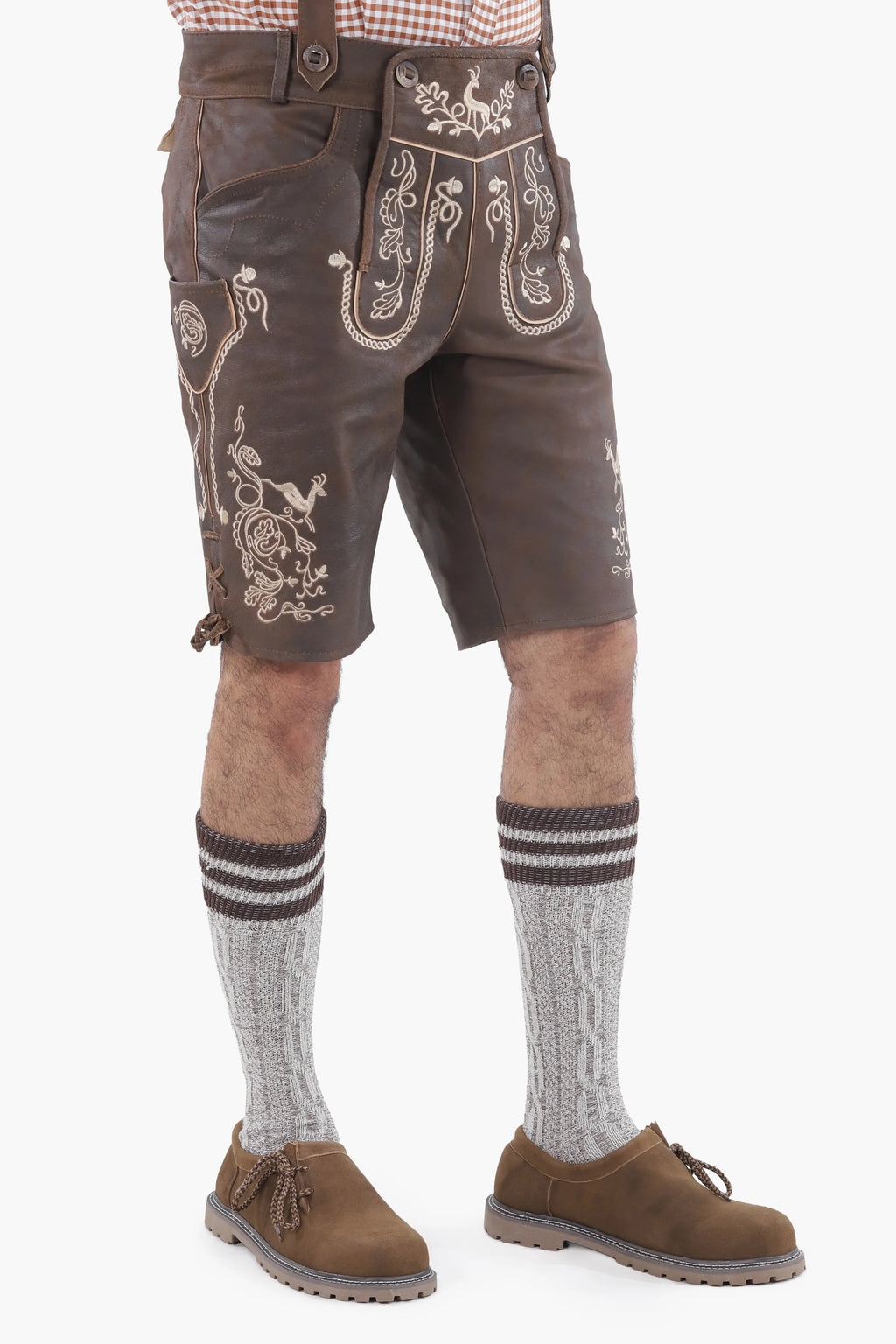 Men's Trachten Brown Lederhosen Socks