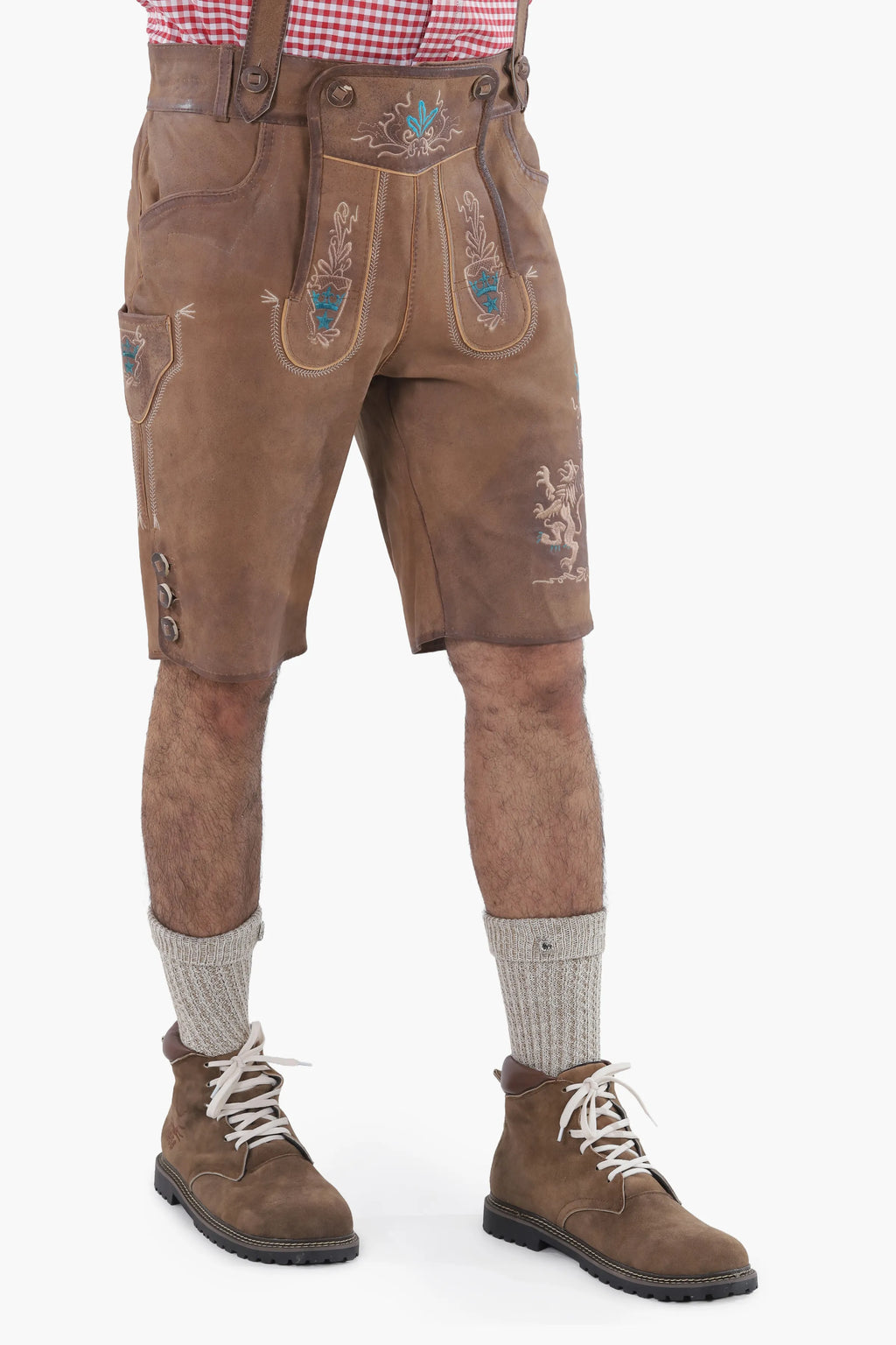 Silver Grey Trachten Men Socks