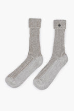 Silver Grey Trachten Men Socks