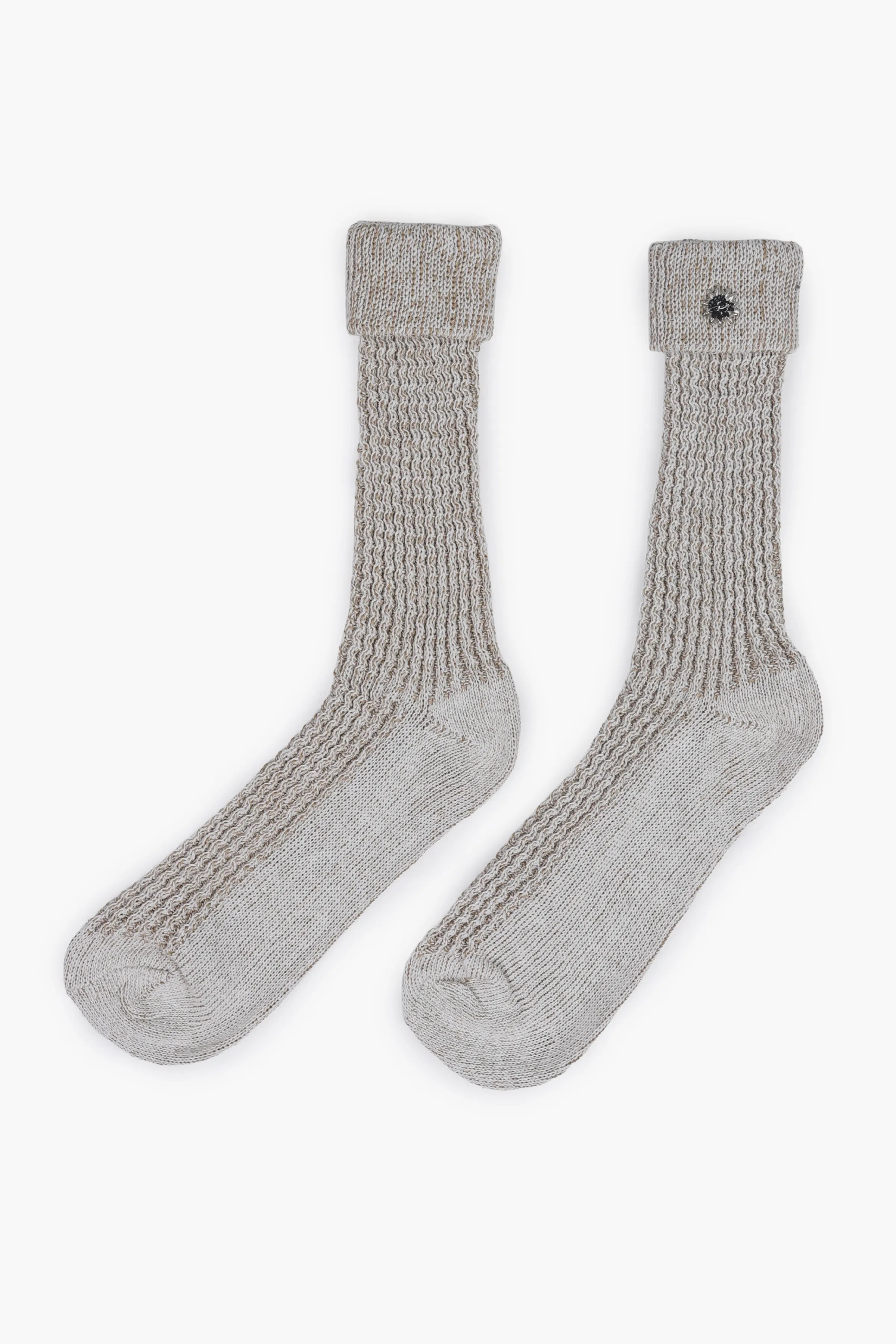 Silver Grey Trachten Men Socks