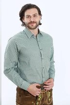 Bavarian Slim Shirt Pine Green