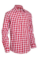 Bavarian Checkered Shirt Dark Red