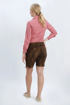 Women Oktoberfest Shirt Red Checkered
