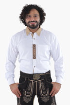 Trachten Short Lederhosen Shaded Wild Brown Set