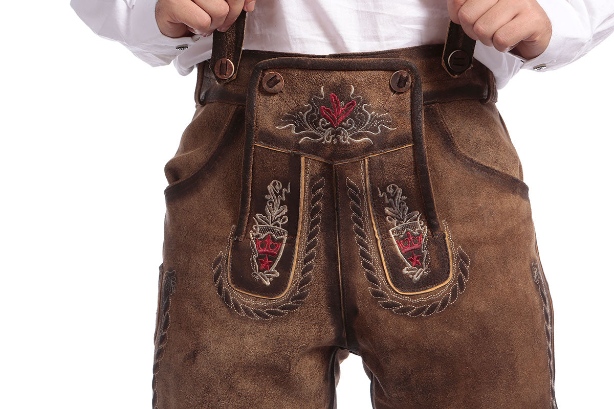 Brunette Bavarian Bundhosen For Sale