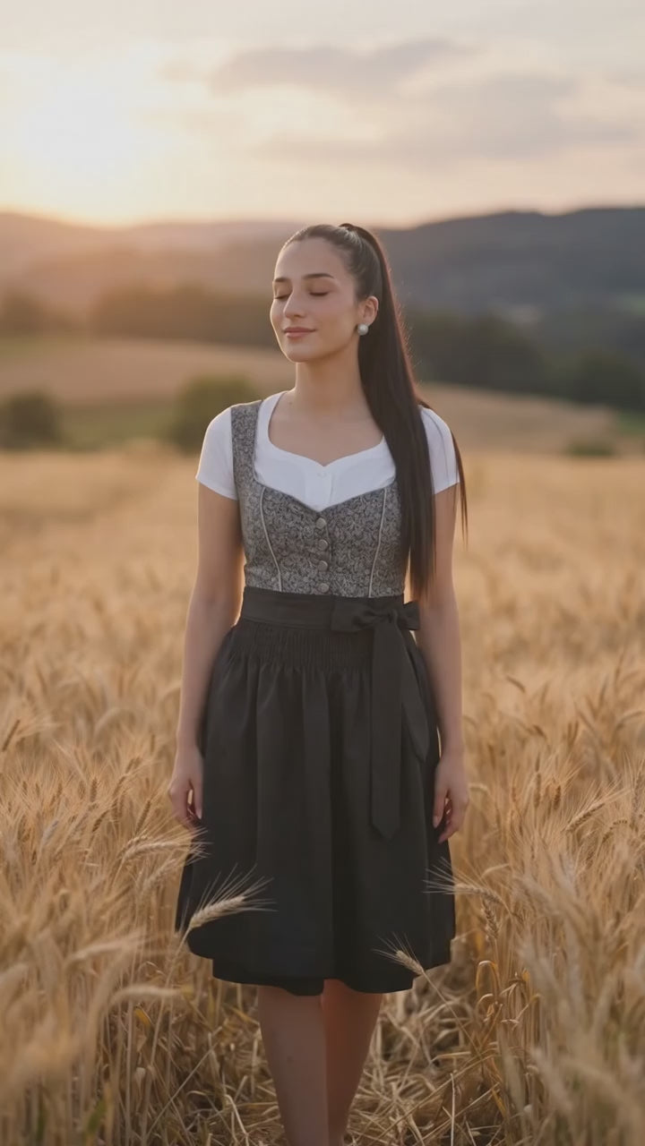 Black Dirndl Timeless Delight